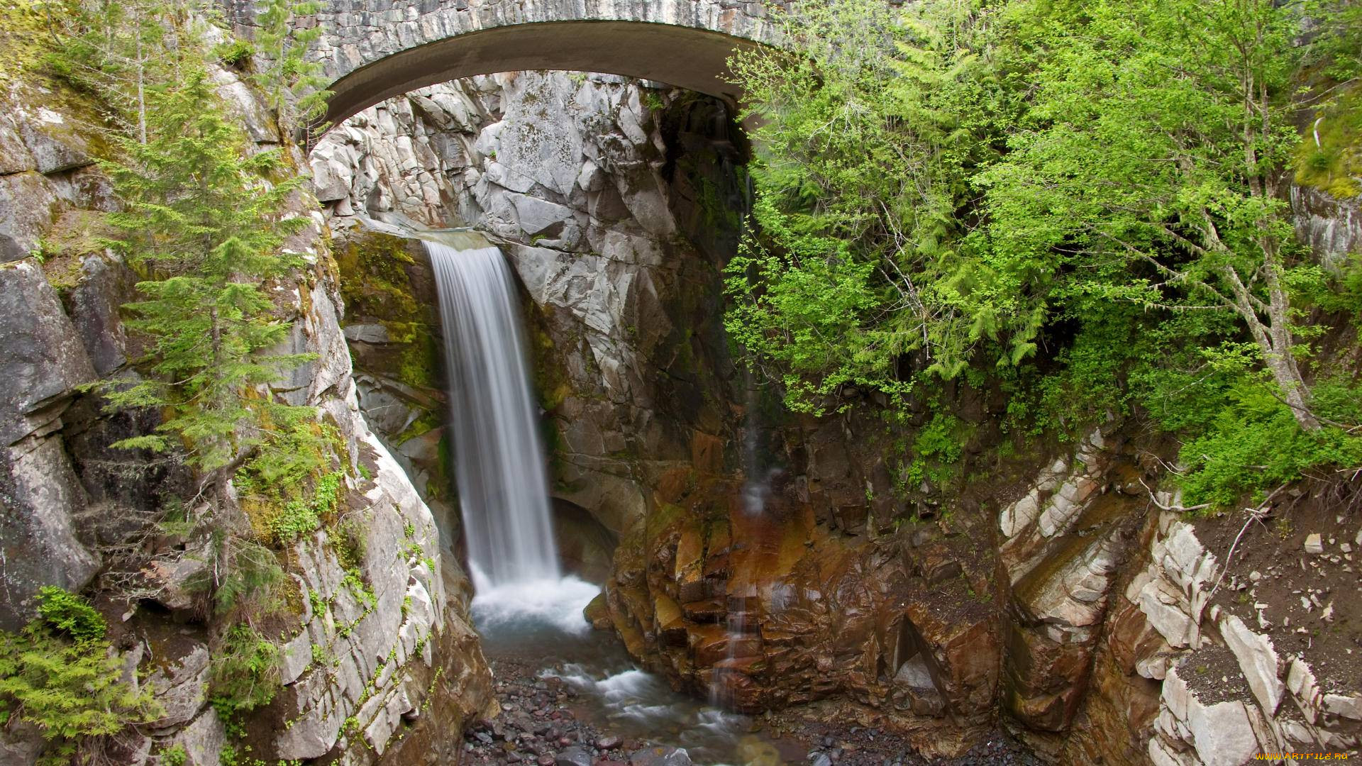 christine, falls, at, mt, rainier, np, washington, , , , , , , 